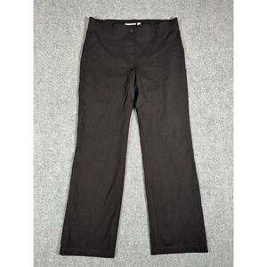 Betabrand Dress Pant Yoga Pants Womens Plus 1X Black Straight Stretch 30" EUC